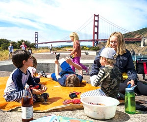 The Bay Area Discovery Museum has the most stunning view of any kids' museum. Ever.  Photo courtesy of the Museum