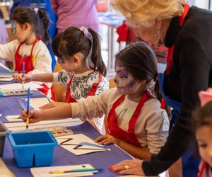 Family Festival at the Kimbell Museum is a day full of arts & crafts classes, story times, live shows,  and more. Photo by Robert LaPrelle, Kimbell Art Museum