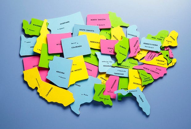 Are You Smarter Than a Fifth Grader: US map