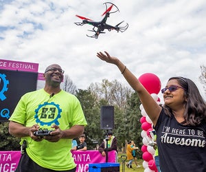 The projects at STREM Summer Camp can get highly innovative! Photo courtesy of STREM HQ