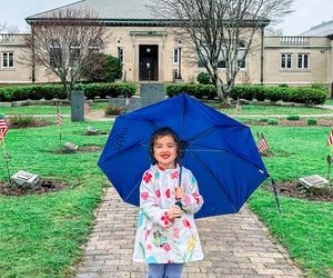 Outside Falmouth Library, photo by author Kate Andrews.