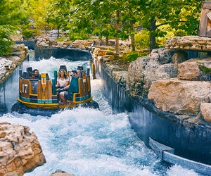 Take a family ride down Mystic River Falls Channel at Silver Dollar City. Photo courtesy of Silver Dollar City
