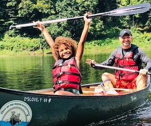 Canoe or swim in the many lakes and rivers in the Poconos. Photo courtesy of Pocono Mountains Visitors Bureau