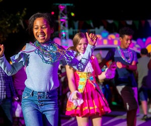 Experience the Spectacle of Color Parade at Grand Carnivale, Carowinds' newest celebration. Photo courtesy of Carowinds.