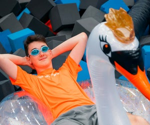 You're never too old for a foam pit! Photo courtesy of Sky Zone