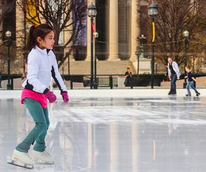 The Sculpture Garden Ice Rink at the Smithsonian National Gallery of Art is always popular. Photo by Elvert Barnes via Flickr 2.0