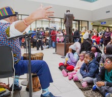 The Day of Service and Festival holds music, dance, spoken word, and video performances for all ages that celebrate and honor MLK. Photo courtesy of the City of Arlington