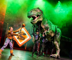 Big fun comes roaring into Connecticut for kids this weekend! Dinosaur World Live photo by Pamela Wraith courtesy of the event