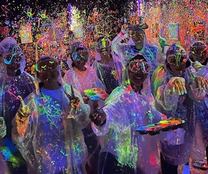 Things can get colorful at winter and spring school break camps that keep kids busy! Photo courtesy of Fun with Nature Children's Workshops LLC