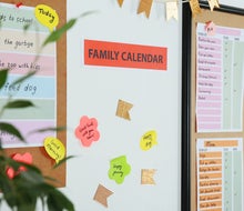 Does your family run on a host of pieces of paper stuck to the wall? There's an app for that. Photo courtesy of Pixelshot via Canva