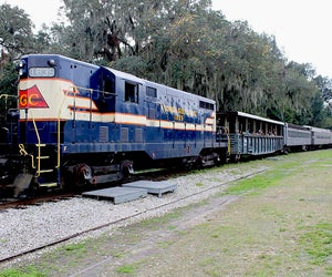 Visitors can actually ride the exhibits at the Florida Railroad Museum, which hosts a variety of experiences throughout the year. Photo courtesy of the museum