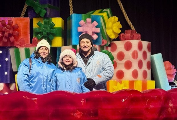 Pull on the iconic blue parka and check out ICE! featuring The Polar Express. Photo courtesy of the author