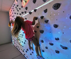 Poughkeepsie's Gravity Vault  is an indoor rock-climbing gym with classes for kids as young as 5. Photo by Kaylynn Ebner