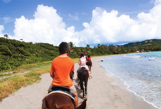 Go for a horseback ride on the beach or mountains; it's another bucket list item!