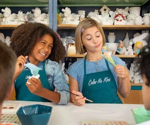 A crafting party at one of these venues or at home is the perfect celebration for a creative kid. Photo courtesy of Color Me Mine