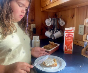 Homemade butter always tastes a little better.