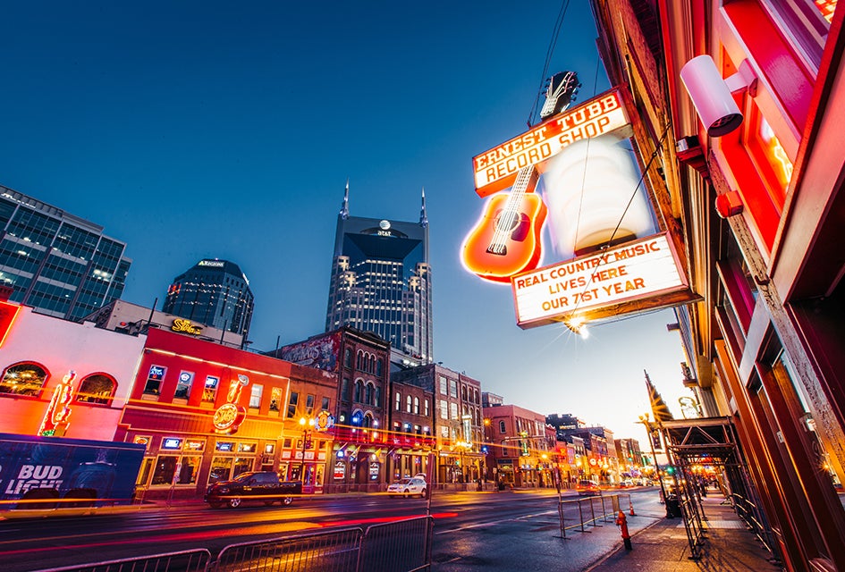 Take a walk down the famous Honkey Tonk Highway. Photo by Jake Matthews