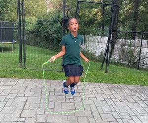 Jump rope songs can turn a kid workout into a game.