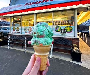 Nostalgia is the vibe at Magic Fountain Ice Cream Shop. Photo courtesy of the shop
