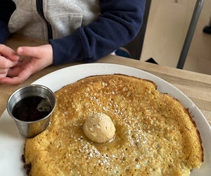 Generously sized portions make sharing a meal easy at Main Road Biscuit Co. Photo by the author