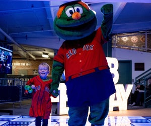 There is (Green) Monster fun coming to Boston for kids this weekend! Photo courtesy of Fenway Fest