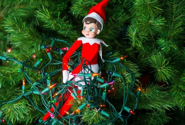 Uh-oh! The elf tangled up your tree lights! Photo by Mark Baylor, courtesy of Flickr (CC BY-NC-ND 2.0)