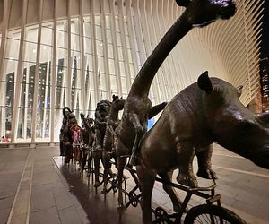 There's always a cool new piece of public art to see and interact with in NYC. Photo by Jody Mercier