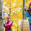  Fall foliage experiences give New England families a chance to enjoy leaf-peeping in exciting ways. Photo courtesy of the Adventure Park at Storrs