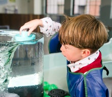 There are lots of interactive exhibits at the Providence Children's Museum. Photo courtesy of the museum