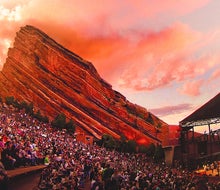 The view is always great at Red Rocks Amphitheatre. 