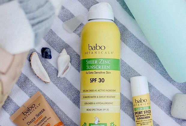 Reef-Safe Sunscreen for Kids: reef safe sunscreens Babo Botanicals Zinc Spray Sunscreen