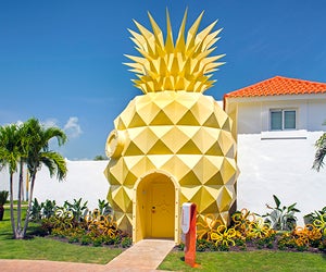 SpongeBob fans will go nuts for this pineapple-themed suite. Photo courtesy of Nickelodeon Hotels & Resorts Punta Cana