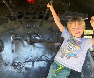 Climb aboard trains at Travel Town in Griffith Park. Photo by Kylie Williams