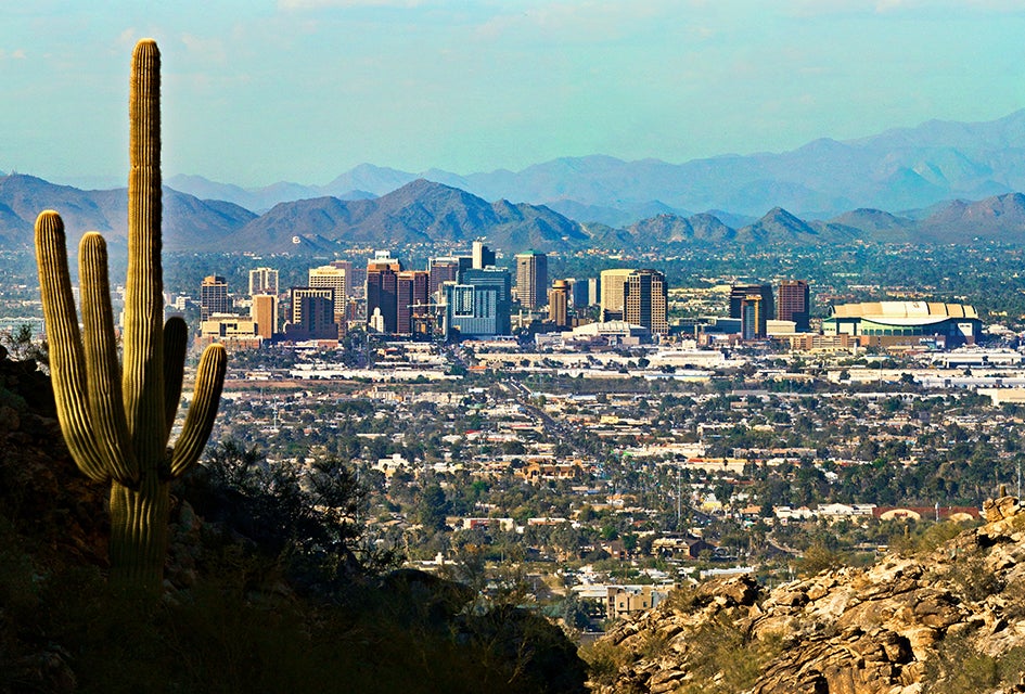 The skyline of Phoenix is breathtaking. Photo courtesy of Visit Phoenix