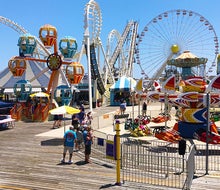 There are lots of preschooler-friendly rides at Morey's Piers in Wildwood. Photo by Rose Gordon Sala