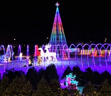 Winter Realms is a snow-capped fantasyland on the shores of Lake George. Photo courtesy of the event