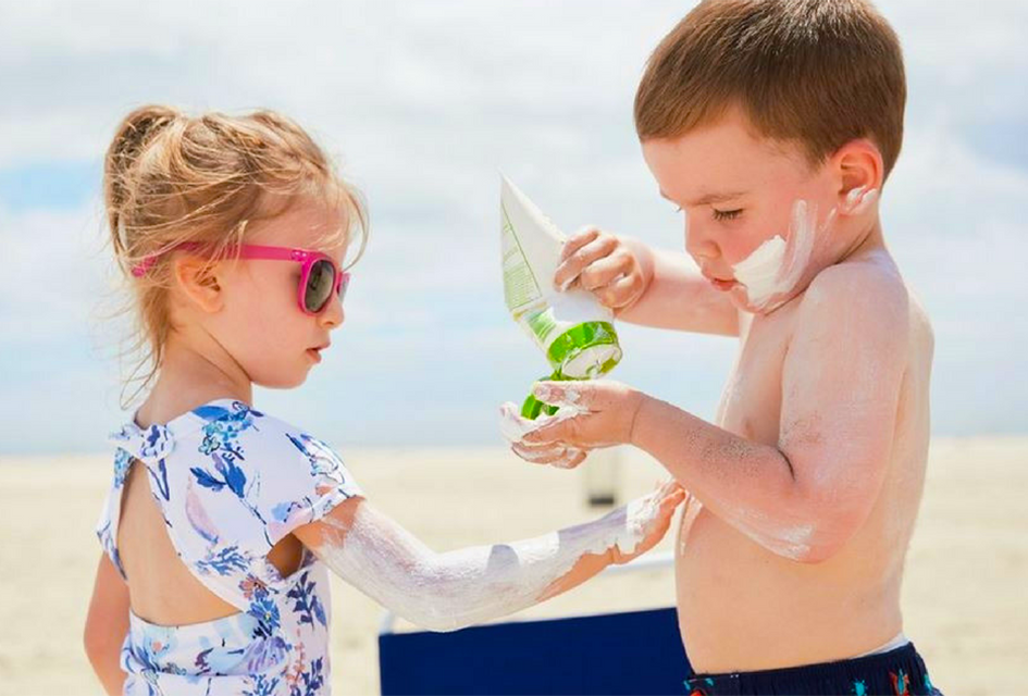 Get a sunscreen they won't mind slathering on! Babyganics Mineral Sunscreen Lotion image courtesy of the company