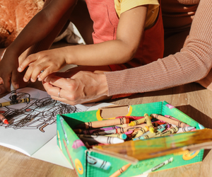 Coloring is a great way to get ready for Thanksgiving or to spend time together while turkey is in the oven. Photo by Polina Tankilevich via canva.com